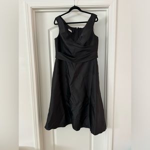 Alfred Sung D806 Off Shoulder Midi Bridesmaid Dress